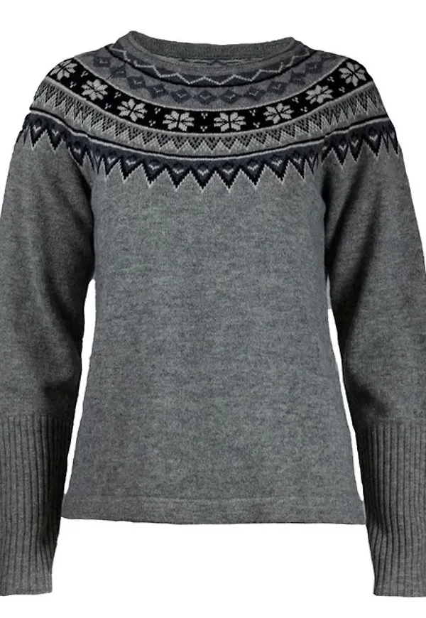 Skhoop Women's Scandinavian Sweater Graphite