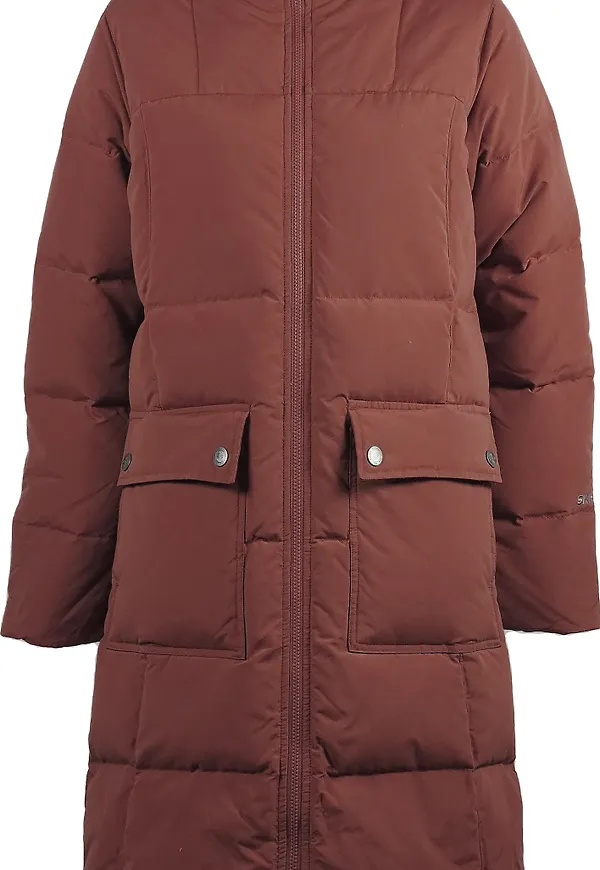 Skhoop Women's Selma Down Coat Chestnut