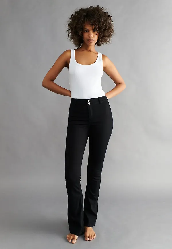 Skinny flare jeans