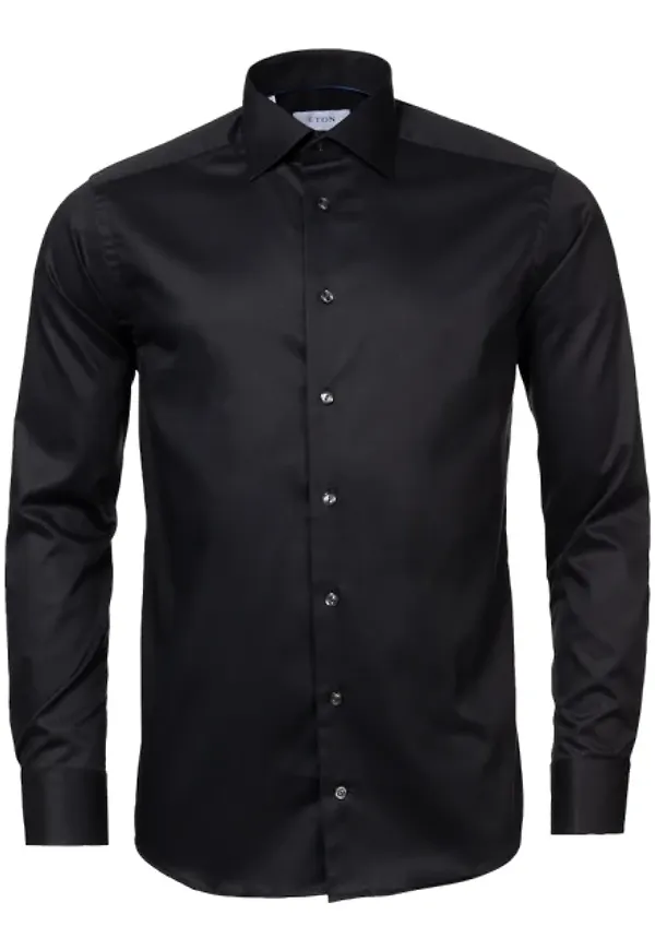 Skjorta I Twill Med Stretch Contemporary Fit