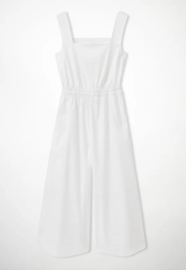 SLEEVELESS WIDE-LEG JUMPSUIT