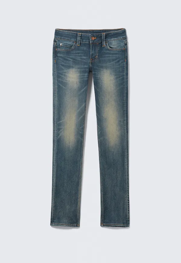 Sleezie Low Rise Skinny Jeans