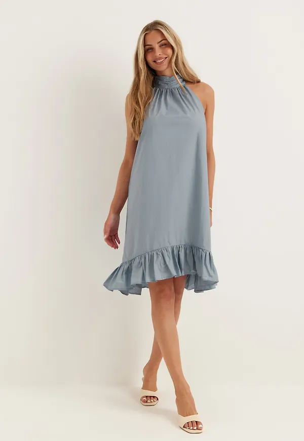 Slfdelia Regular Short Halterneck Dress – Bubbleroom