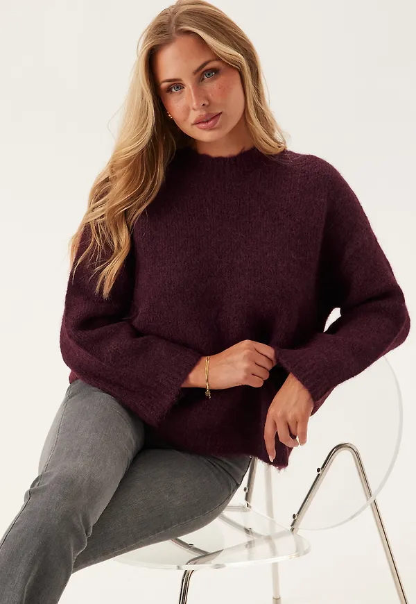 Slfgabriella Ls Knit New O-nec