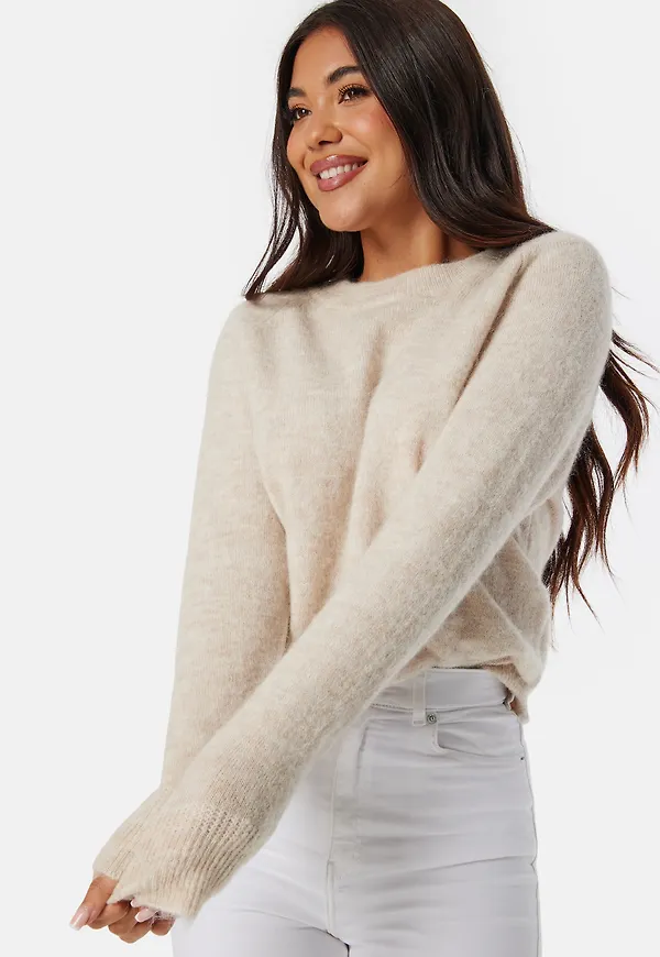 Slflulu LS Knit O-Neck
