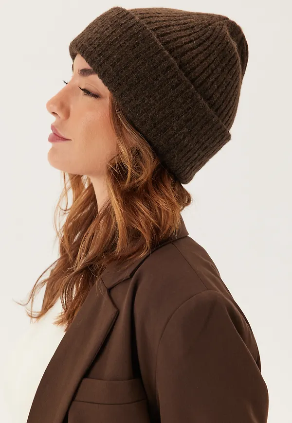 Slflulu Wool Blend Knit Beanie