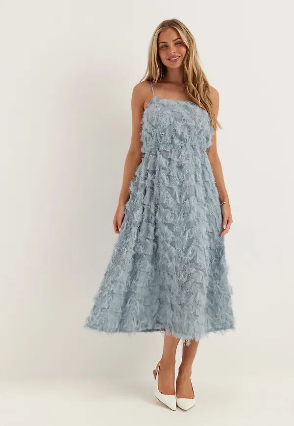 Slfmyline Regular Midi Strap Dress – Bubbleroom