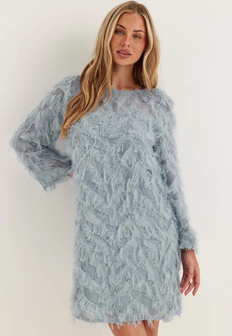 Slfmyline Relaxed Ls Boat Neck Dress