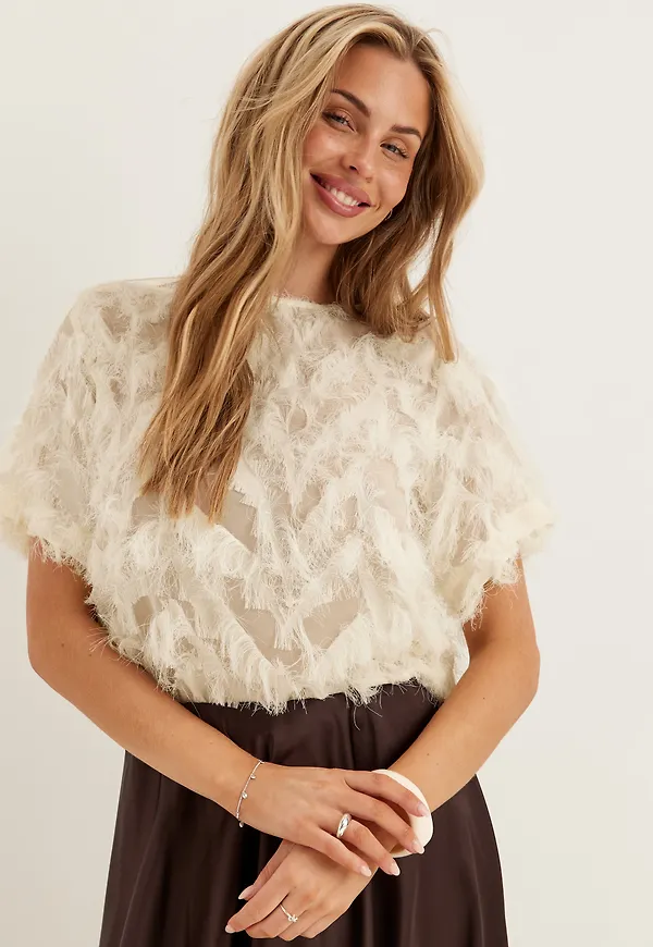 Slfmyline Ss Boat Neck Top