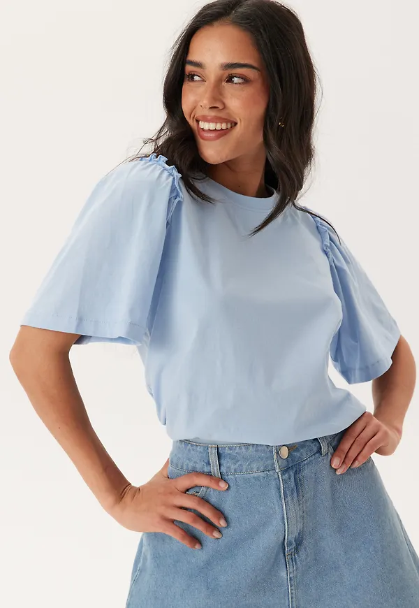 Slfpenelope 2/4 RUFFLE TEE NOO