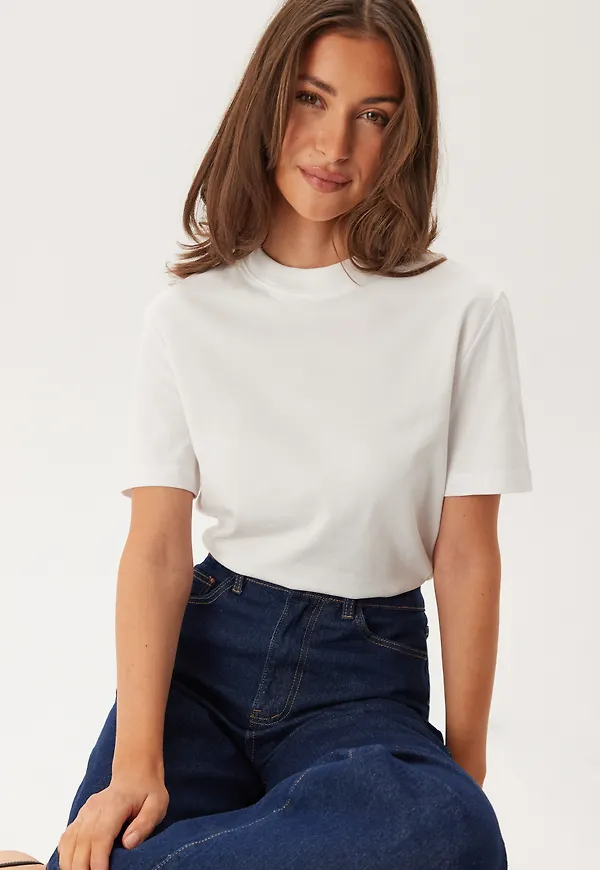 Slfrelax Colwoman Ss Mock Neck