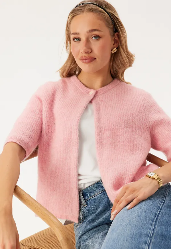 Slfsia Ras 2/4 Rib Knit Cardigan