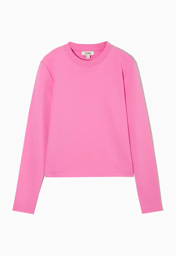 SLIM-FIT HEAVYWEIGHT LONG-SLEEVED T-SHIRT