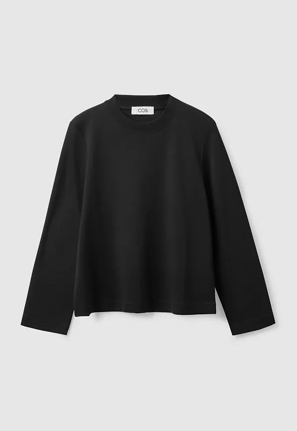 SLIM-FIT HEAVYWEIGHT LONG-SLEEVED T-SHIRT