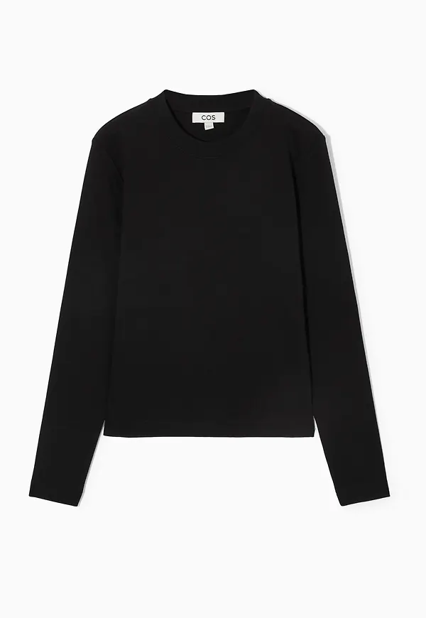 SLIM-FIT HEAVYWEIGHT LONG-SLEEVED T-SHIRT