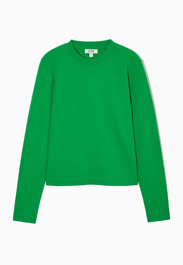 SLIM-FIT HEAVYWEIGHT LONG-SLEEVED T-SHIRT