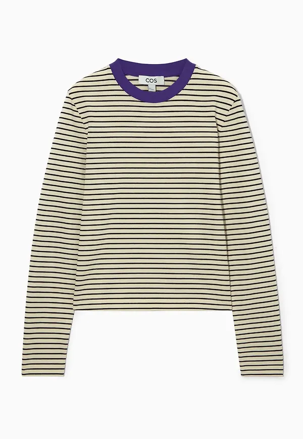 SLIM-FIT HEAVYWEIGHT LONG-SLEEVED T-SHIRT