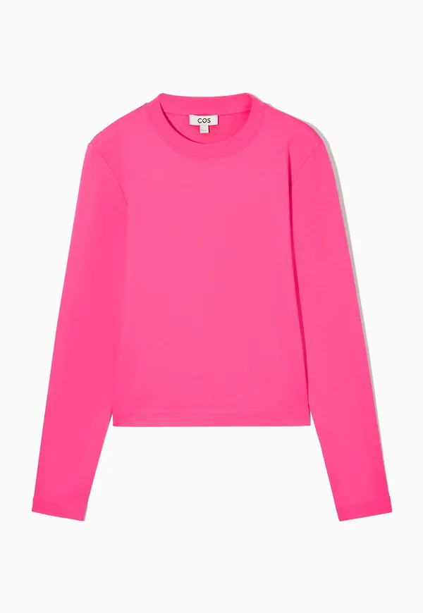 SLIM-FIT HEAVYWEIGHT LONG-SLEEVED T-SHIRT