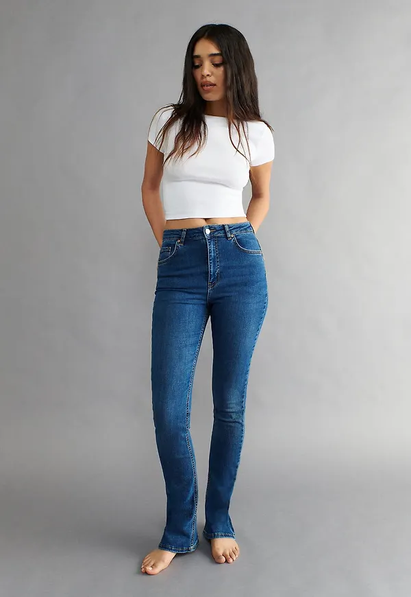 Slim bootcut jeans
