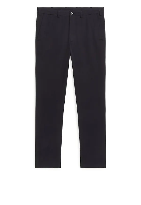 Slim Cotton Chinos - Blue
