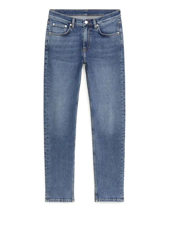 SLIM CROPPED Stretch Jeans - Blue