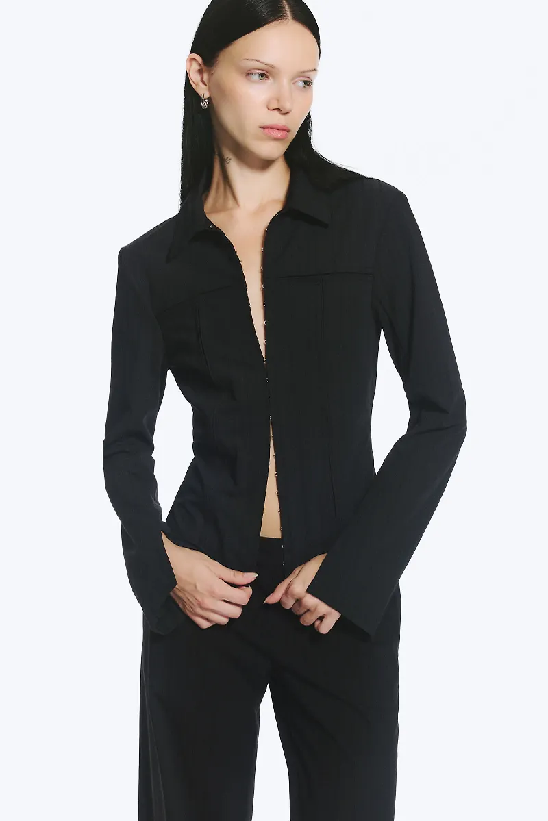 Slim fit A-line Longsleeve