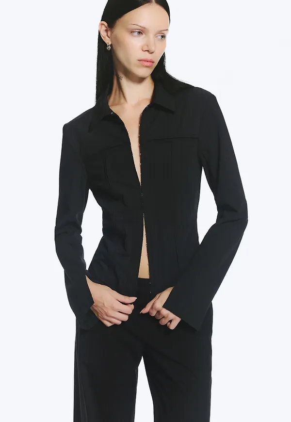 Slim fit A-line Longsleeve