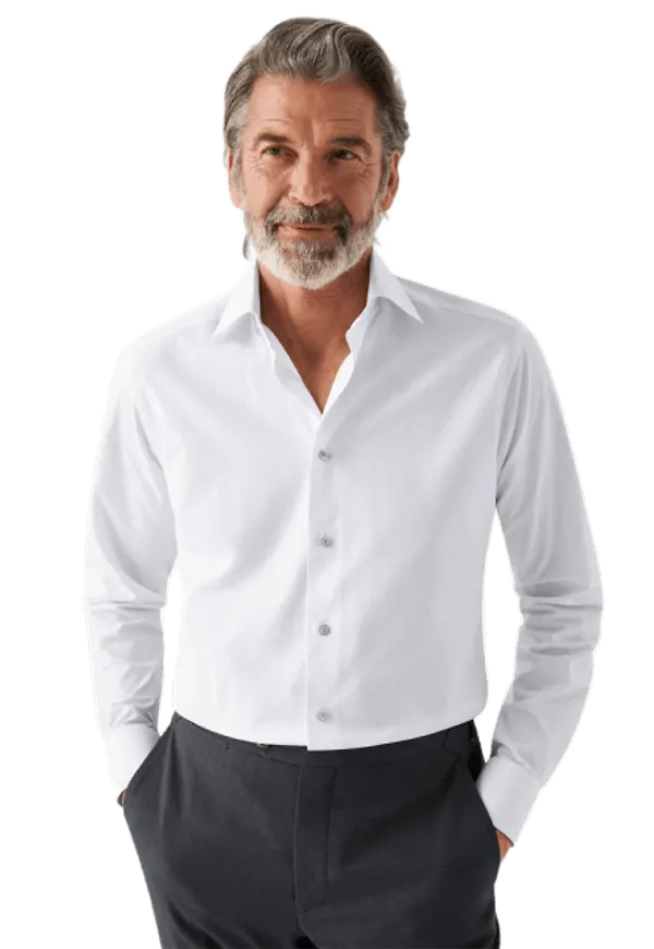 Slim Fit Dobbyskjorta