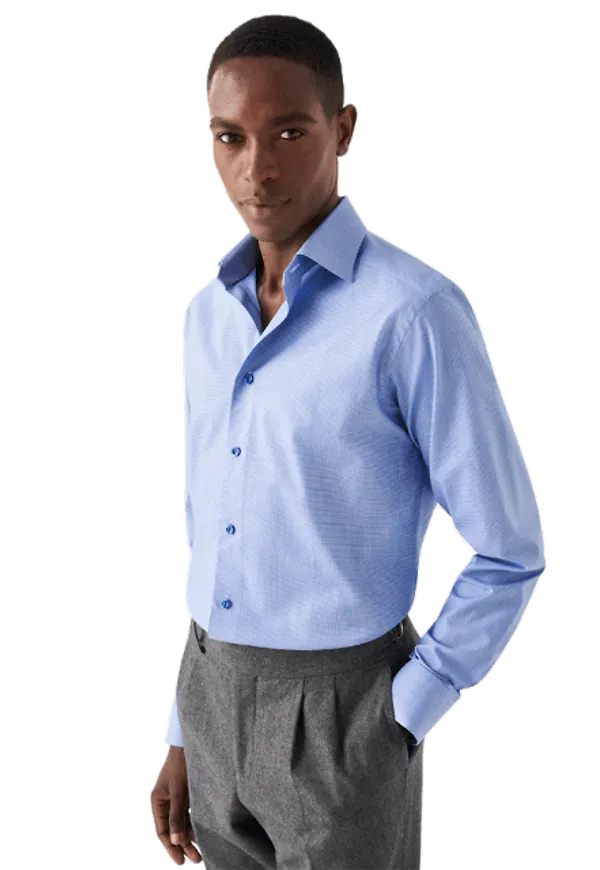 Slim Fit Dobbyskjorta
