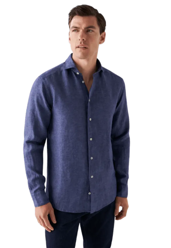 Slim Fit Linneskjorta