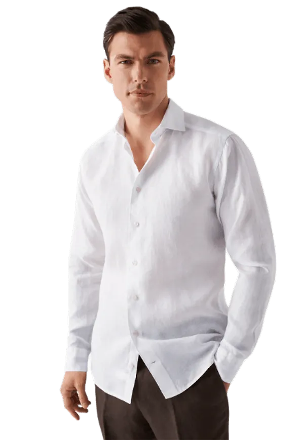 Slim Fit Linneskjorta
