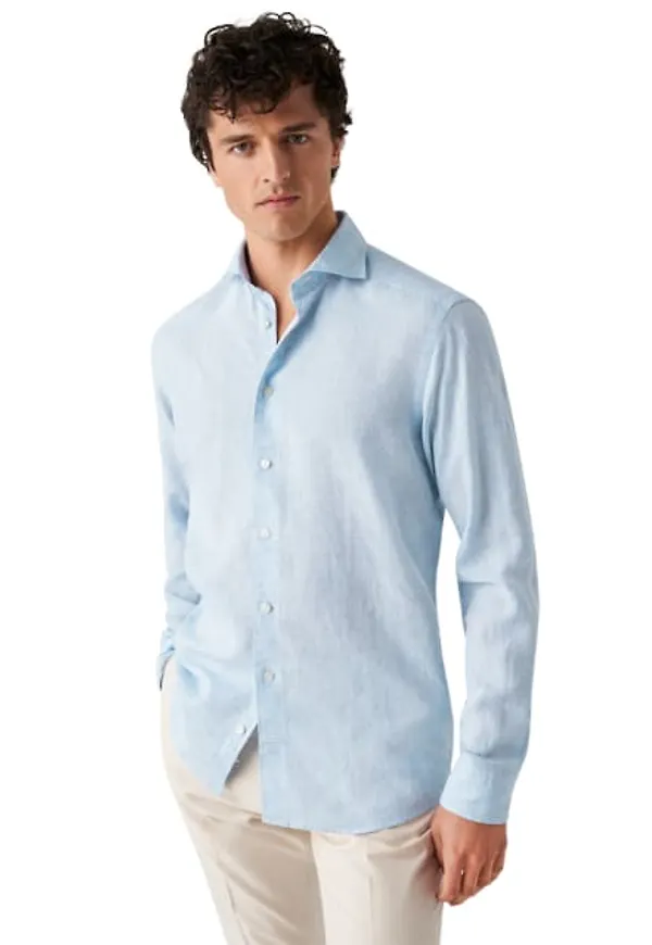 Slim Fit Linneskjorta