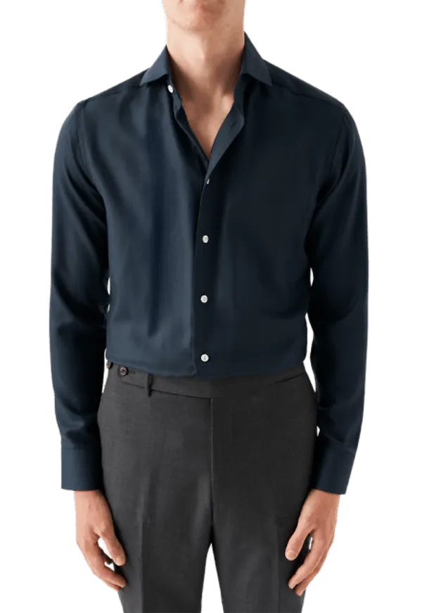 Slim Fit Skjorta I Merinoull