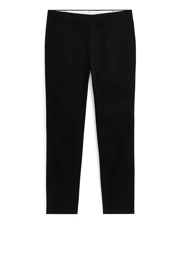 Slim Stretch Chinos - Black