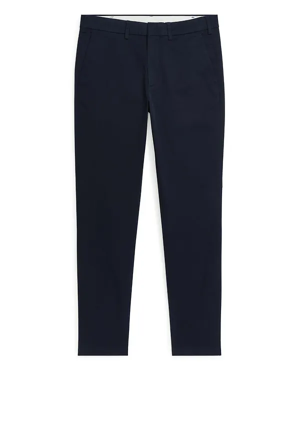 Slim Stretch Chinos - Blue