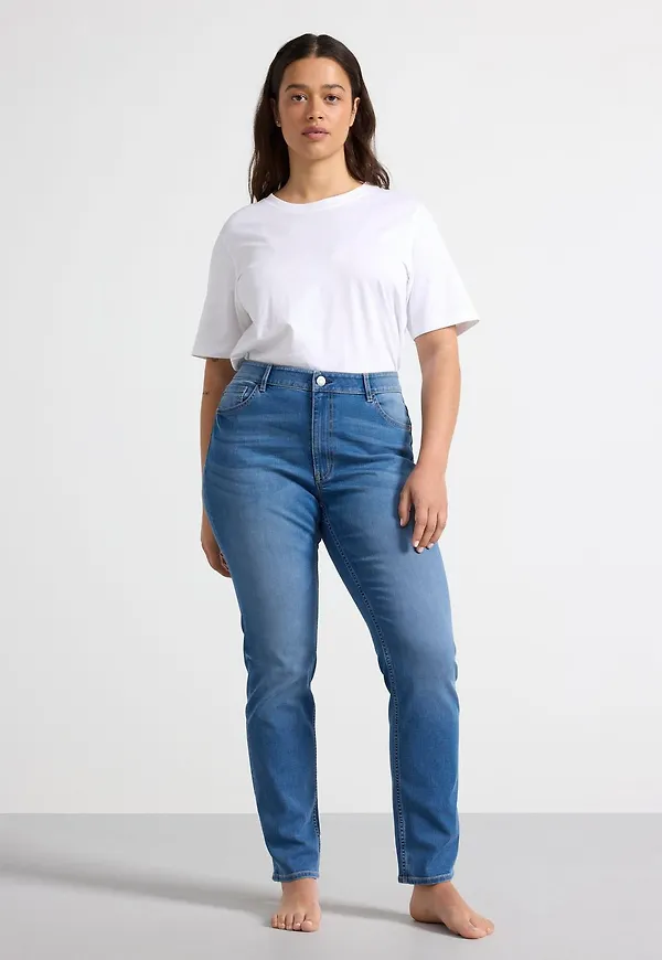 SLIM Vera stretch jeans med hög midja