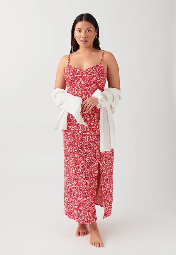Slip midi dress