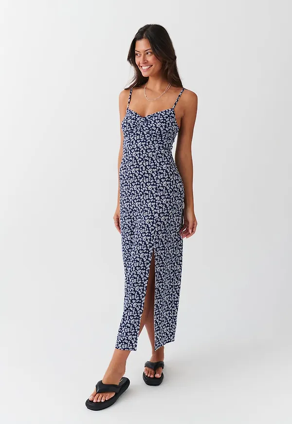 Slip midi dress