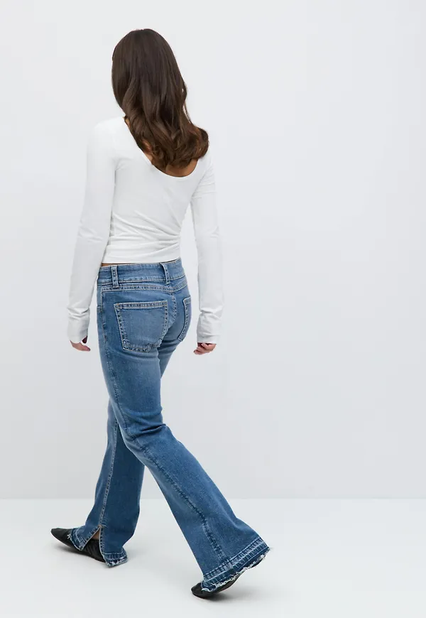 Slit fashion jeans tall