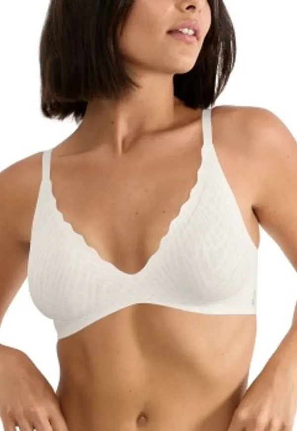 Sloggi BH ZERO Feel Bliss Push-Up Bra Vit L+ Dam