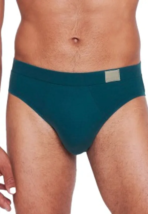 Sloggi Kalsonger 2P For Men GO Natural Brief Blå/Grå bomull XX-Large Herr