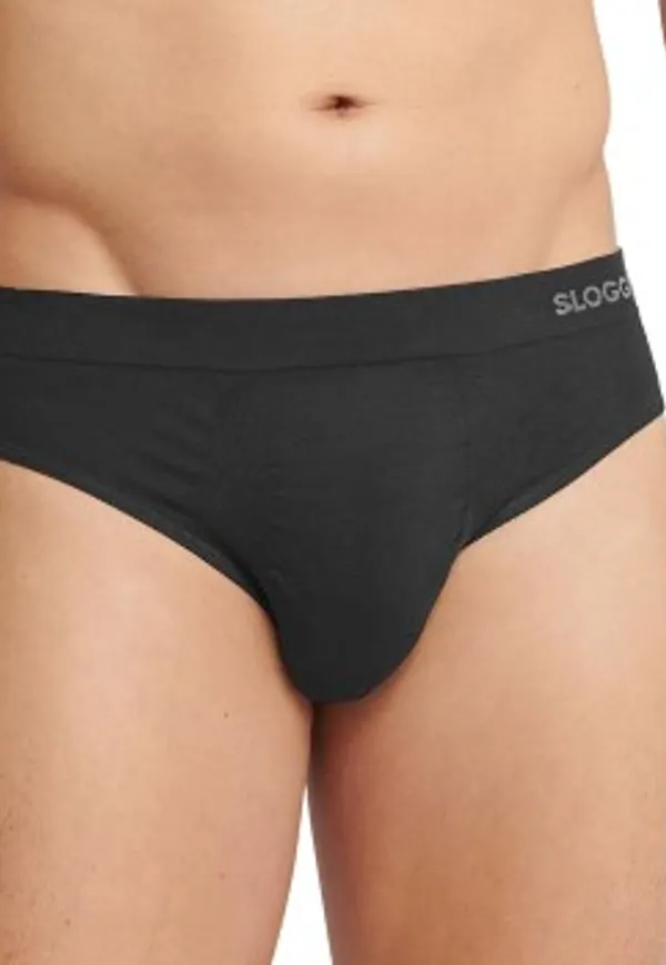 Sloggi Kalsonger 2P Men GO Smooth Classic Briefs Svart Small Herr