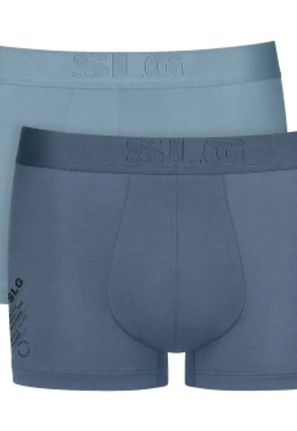 Sloggi Kalsonger 2P SLG Base Soft Trunk Blå Large Herr