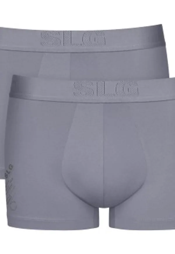 Sloggi Kalsonger 2P SLG Base Soft Trunk Grå Large Herr