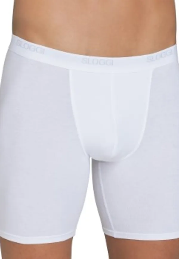 Sloggi Kalsonger For Men Basic Long Vit bomull X-Large Herr