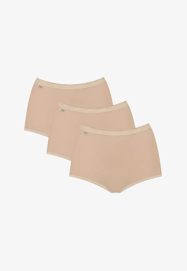 Sloggi - Maxitrosa Basic+ Maxi 3-pack - Beige