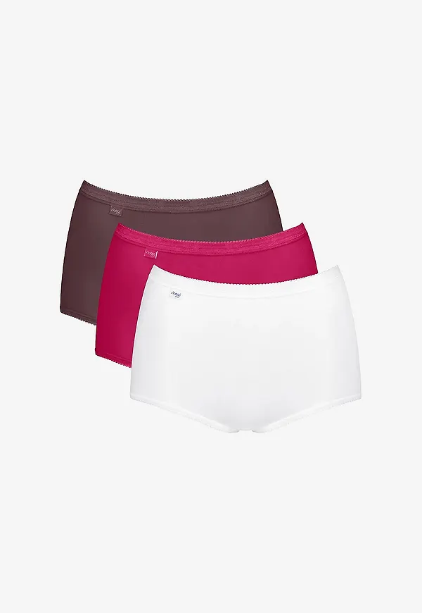 Sloggi - Maxitrosor Basic+ 3-pack - Röd