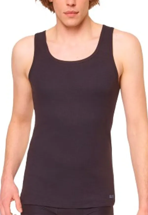 Sloggi Men FREE Evolve Tank Top Svart ekologisk bomull XX-Large Herr