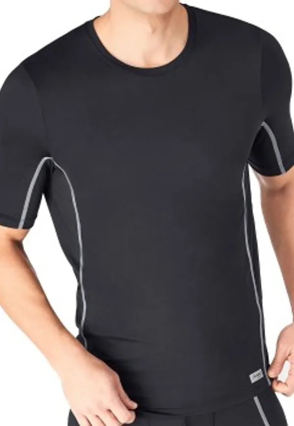 Sloggi Men mOve FLY O-neck Svart polyester Small Herr