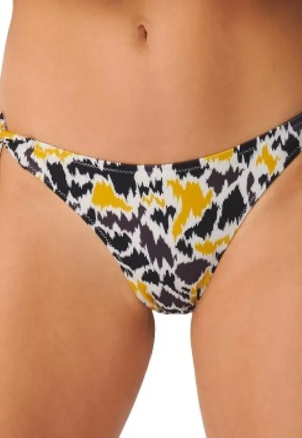 Sloggi Shore Fancy Guppy Bikini Brazilian Brief Svart/Gul Medium Dam